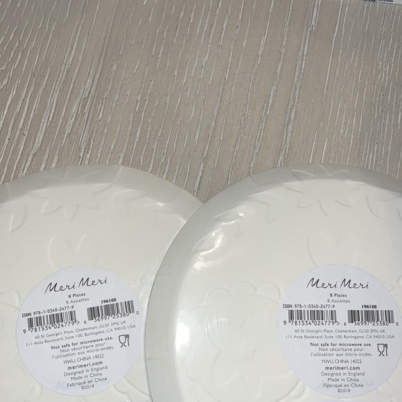 Meri Meri Iridescent Plates & Napkins Set - Picture 4 of 6